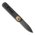 Vosteed Corgi Trek Lock - Micarta Black - B/W Drop sulankstomas peilis