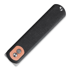 Vosteed Corgi Trek Lock - Micarta Black - S/W Drop sulankstomas peilis