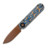 Складной нож Vosteed Corgi-V 295 - Copper Dune - Blue Ocean Micarta/Aluminum