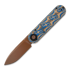 Coltello pieghevole Vosteed Corgi-V 295 - Copper Dune - Blue Ocean Micarta/Aluminum