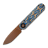 Vosteed Corgi-V 295 - Copper Dune - Blue Ocean Micarta/Aluminum 折り畳みナイフ