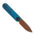 Складной нож Vosteed Corgi-V 295 - Copper Dune - Blue Ocean Micarta/Aluminum