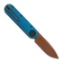 Coltello pieghevole Vosteed Corgi-V 295 - Copper Dune - Blue Ocean Micarta/Aluminum