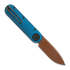 Vosteed Corgi-V 295 - Copper Dune - Blue Ocean Micarta/Aluminum 折り畳みナイフ