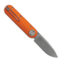 Vosteed Corgi-V 295 - Stonewash - Copper Raindrop Micarta/Aluminum &ouml;sszecsukhat&oacute; k&eacute;s