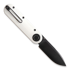 Vosteed Corgi-V 295 - Blackwash - G10 sulankstomas peilis, balta