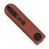 Πτυσσόμενο μαχαίρι Vosteed Corgi® V V - Blackwash - Aluminum, Brick Red