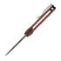 Πτυσσόμενο μαχαίρι Vosteed Corgi® V V - Blackwash - Aluminum, Brick Red