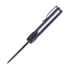 Vosteed Corgi-V Vanchor Lock - Blackwash - Aluminium sulankstomas peilis, mėlyna