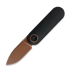 Coltello pieghevole Vosteed Corgi-V Vanchor Lock - Copper Dune - Aluminium, nero
