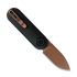 Coltello pieghevole Vosteed Corgi-V Vanchor Lock - Copper Dune - Aluminium, nero