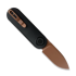 Navaja Vosteed Corgi-V Vanchor Lock - Copper Dune - Aluminium, negro