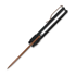 Coltello pieghevole Vosteed Corgi-V Vanchor Lock - Copper Dune - Aluminium, nero