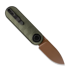 Coltello pieghevole Vosteed Corgi-V Vanchor Lock - Copper Dune - Aluminium, verde