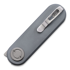 Vosteed Corgi-V Vanchor Lock - Satin - Aluminium folding knife, grey