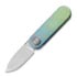 Vosteed Corgi-V Vanchor Lock - Satin - Titanium folding knife, Evergreen Frost