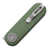 Vosteed Corgi-V Vanchor Lock - Stonewash - Aluminium sulankstomas peilis, žalia