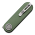 Vosteed Corgi-V Vanchor Lock - Stonewash - Aluminium fällkniv, grön