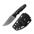 Coltello Vosteed H-Back - Stonewash - G10, nero