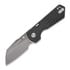 Vosteed Hedgehog - Bead Blast & Brushed - Micarta sulankstomas peilis, juoda