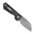 Coltello pieghevole Vosteed Hedgehog - Bead Blast & Brushed - Micarta, nero