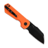 Vosteed Hedgehog - Blackwashed - Aluminium sulankstomas peilis, oranžinėnge