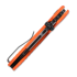Vosteed Hedgehog - Blackwashed - Aluminium sulankstomas peilis, oranžinėnge