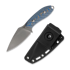 Vosteed Inferno - Blastwash - Micarta knife, Blue Ocean