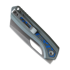 Coltello pieghevole Vosteed Kroc - Satin - Aluminum & Ocean Micarta