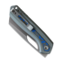 Vosteed Kroc - Satin - Aluminum & Ocean Micarta sulankstomas peilis