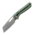 Vosteed Kroc - Stonewash - Aluminum & Carbon Fiber sulankstomas peilis