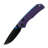Vosteed Marten 330 - Blackwash - G10 vouwmes, paars