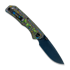 Vosteed Marten 330 - Blue Stonewash - Carbon Fiber 접이식 나이프, Neon Topo