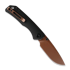 Vosteed Marten 330 - Copper Dune - Aluminum 折り畳みナイフ, 黒