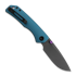 Vosteed Marten 330 - Destroyer Gray - Aluminum foldekniv, Steel Blue