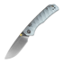 Navalha Vosteed Marten 330 - Stonewash - Aluminum, Light Blue