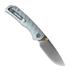 Vosteed Marten 330 - Stonewash - Aluminum sulankstomas peilis, Light Blue