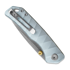 Navalha Vosteed Marten 330 - Stonewash - Aluminum, Light Blue