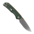 Vosteed Marten 330 - Stonewash - Micarta vouwmes, groen