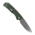 Vosteed Marten 330 - Stonewash - Micarta vouwmes, groen