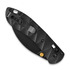 Vosteed Mini Nightshade - Blackwash - Titanium sulankstomas peilis, juoda