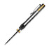 Vosteed Mini Nightshade - Blackwash - Titanium sulankstomas peilis, juoda