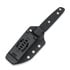 Vosteed Mink - Blastwash Clip Point - Micarta knife, black