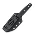 Vosteed Mink - Blastwash Clip Point - Micarta veitsi, musta