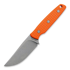 Vosteed Mink Clip Point - Blastwash - G10 knife, orange