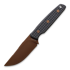 Vosteed Mink Clip Point - Copper Dune - Micarta 刀, 黑色