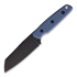 Vosteed Mink Sheepsfoot - Blackwash - Micarta veitsi, sininen