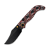 Vosteed Naga - Blackwash - Micarta sulankstomas peilis, Scarlet Void