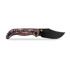 Vosteed Naga - Blackwash - Micarta kääntöveitsi, Scarlet Void