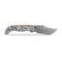 Vosteed Naga - Stonewash - Bamboo Micarta sulankstomas peilis, Canyon Current
